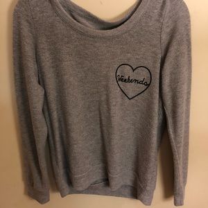 weekend sweatshirt